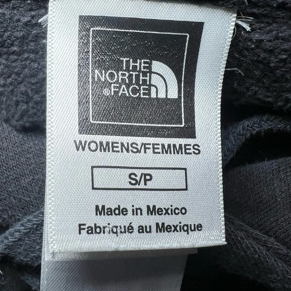 North Face Hoodie Womens Small Black Pullover Pink Logo Streetwear Cozy‎ Casual - Picture 11 of 13